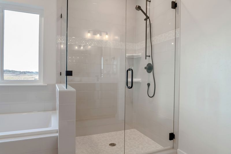 Open Concept Shower with Frameless Door