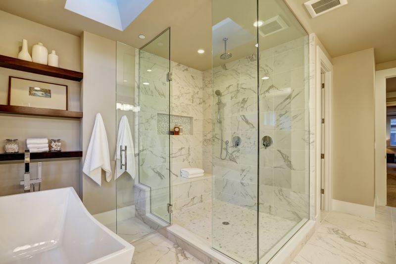 Marble-Style Shower Surround